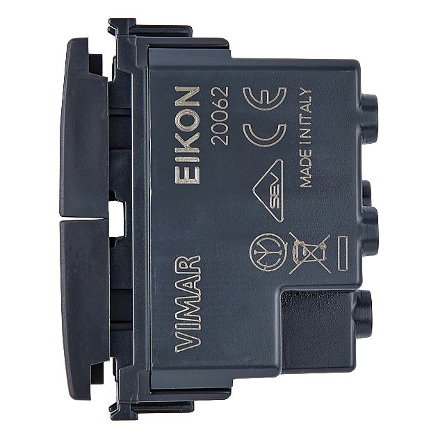 Vimar Eikon Interlocked Push Buttons, NO+NO, 10A, 250V, Directional Arrows — Quality Boat Parts