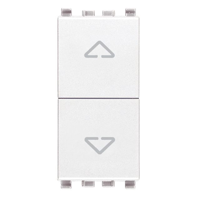 Vimar Eikon Interlocked Push Buttons, NO+NO, 10A, 250V, Directional Arrows — Quality Boat Parts