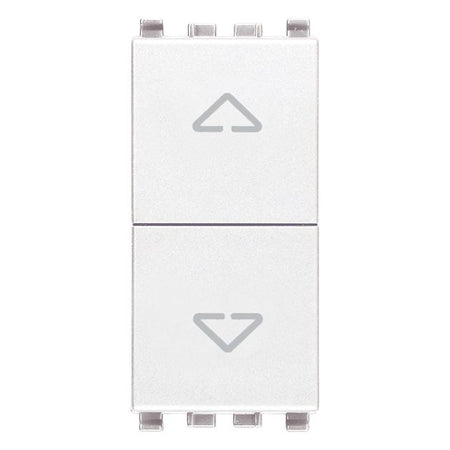 Vimar Eikon Interlocked Push Buttons, NO+NO, 10A, 250V, Directional Arrows — Quality Boat Parts