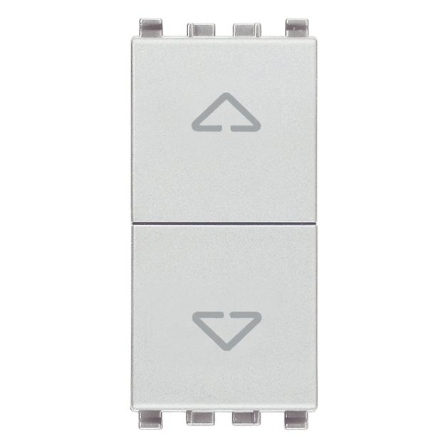 Vimar Eikon Interlocked Push Buttons, NO+NO, 10A, 250V, Directional Arrows — Quality Boat Parts