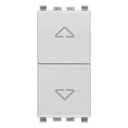 Vimar Eikon Interlocked Push Buttons, NO+NO, 10A, 250V, Directional Arrows — Quality Boat Parts