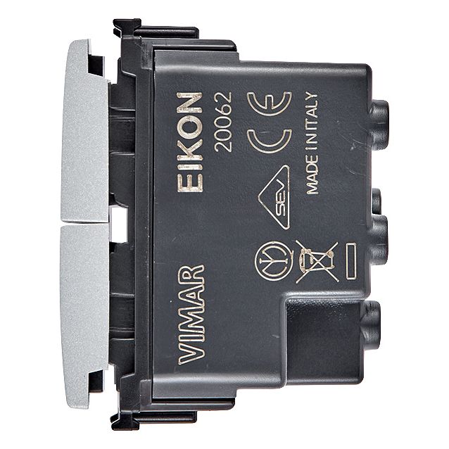 Vimar Eikon Interlocked Push Buttons, NO+NO, 10A, 250V, Directional Arrows — Quality Boat Parts