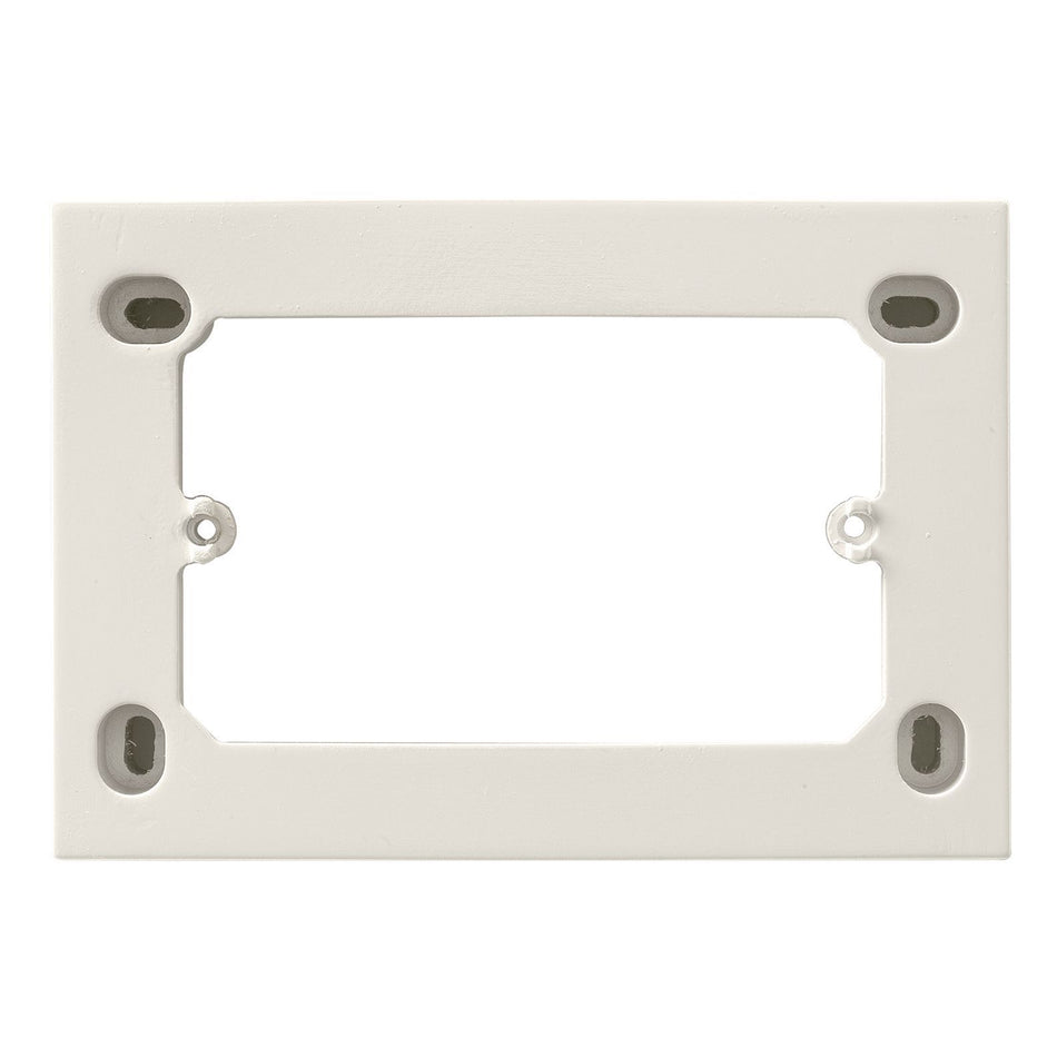 Vimar 3-Module Surface Mounting Box, For Eikon Devices, For Idea Devices, For Plana Devices, 84 x 121.5 x 30 mm, IP20, Halogen-Free Plastic — Quality Boat Parts