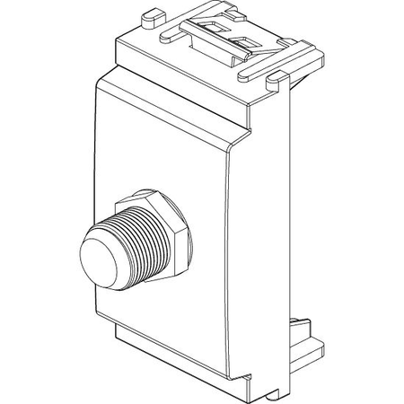 Vimar Idea Coaxial Socket Outlet, F-Type Female, Up to 2400 MHz — Quality Boat Parts
