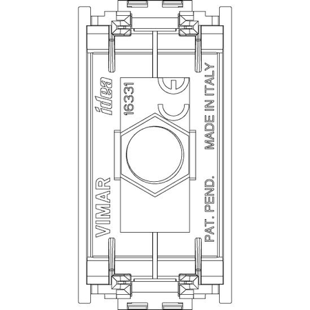 Vimar Idea Coaxial Socket Outlet, F-Type Female, Up to 2400 MHz — Quality Boat Parts