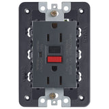 Vimar Eikon Double 2P+E USA Socket Outlet, GFCI, 15A 125V, 60 Hz — Quality Boat Parts