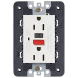 Vimar Eikon Double 2P+E USA Socket Outlet, GFCI, 15A 125V, 60 Hz — Quality Boat Parts