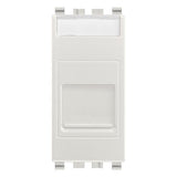 Vimar Eikon RJ12 Phone Jack, 6-Position 6-Conductor (6/6), Screw Terminals, Flush Mount, IP40, Dust Cover, 1 Module — Quality Boat Parts