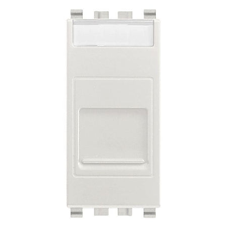 Vimar Eikon RJ12 Phone Jack, 6-Position 6-Conductor (6/6), Screw Terminals, Flush Mount, IP40, Dust Cover, 1 Module — Quality Boat Parts