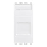 Vimar Eikon RJ12 Phone Jack, 6-Position 6-Conductor (6/6), Screw Terminals, Flush Mount, IP40, Dust Cover, 1 Module — Quality Boat Parts