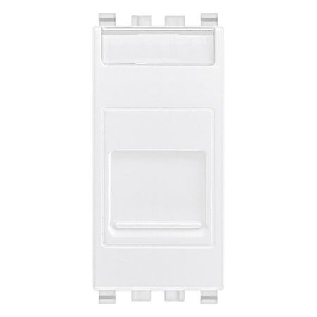 Vimar Eikon RJ12 Phone Jack, 6-Position 6-Conductor (6/6), Screw Terminals, Flush Mount, IP40, Dust Cover, 1 Module — Quality Boat Parts