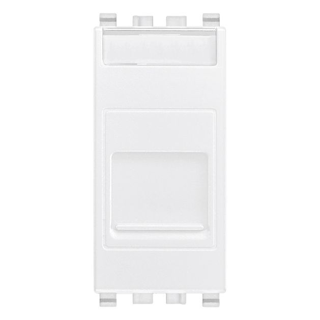 Vimar Eikon RJ12 Phone Jack, 6-Position 6-Conductor (6/6), Screw Terminals, Flush Mount, IP40, Dust Cover, 1 Module — Quality Boat Parts