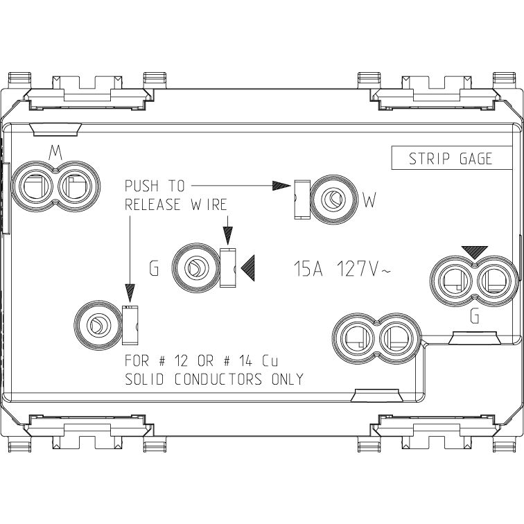 Vimar Eikon Double USA+SASO SICURY Socket Outlet, 2P+E, 15A, 127V, 3 Modules, Flush Mount, IP20 — Quality Boat Parts