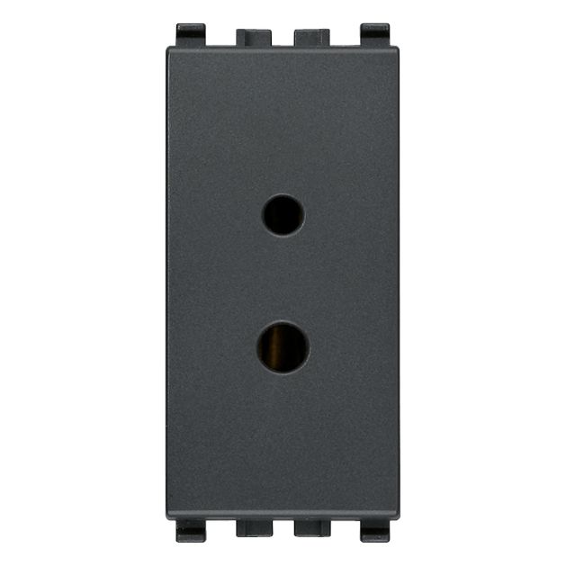 Vimar Eikon Polarized SELV 2P Socket Outlet, For 01616/01617 Plugs, 6A, 24V — Quality Boat Parts