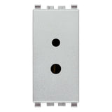 Vimar Eikon Polarized SELV 2P Socket Outlet, For 01616/01617 Plugs, 6A, 24V — Quality Boat Parts