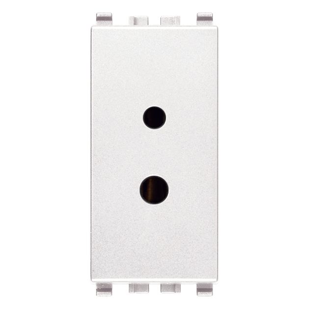 Vimar Eikon Polarized SELV 2P Socket Outlet, For 01616/01617 Plugs, 6A, 24V — Quality Boat Parts