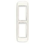Vimar Eikon Round Cover Plate for Panel Mounting, 2-Module, Metal — Quality Boat Parts