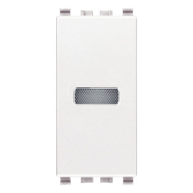 Vimar Eikon Signalling Unit Indicator, 250V, IP40, 1 Module, White Diffuser, Without Lamp — Quality Boat Parts