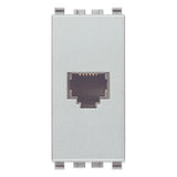 Vimar Eikon RJ12 Phone Jack, 6-Position 6-Conductor, Screw Terminals — Quality Boat Parts
