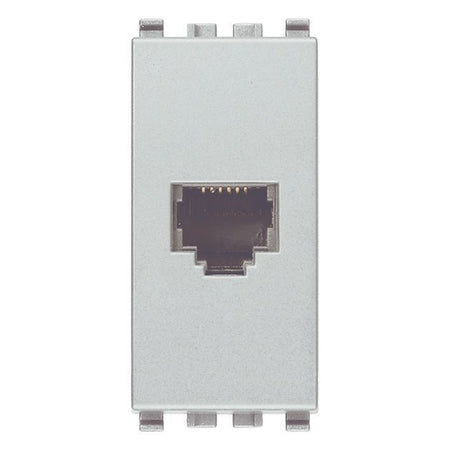 Vimar Eikon RJ12 Phone Jack, 6-Position 6-Conductor, Screw Terminals — Quality Boat Parts