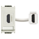 Vimar Idea HDMI 2.1b Socket Outlet, 1-Module, Keystone Fixing, Flush Mount, IP20 — Quality Boat Parts