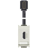 Vimar Idea HDMI 2.1b Socket Outlet, 1-Module, Keystone Fixing, Flush Mount, IP20 — Quality Boat Parts