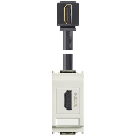 Vimar Idea HDMI 2.1b Socket Outlet, 1-Module, Keystone Fixing, Flush Mount, IP20 — Quality Boat Parts