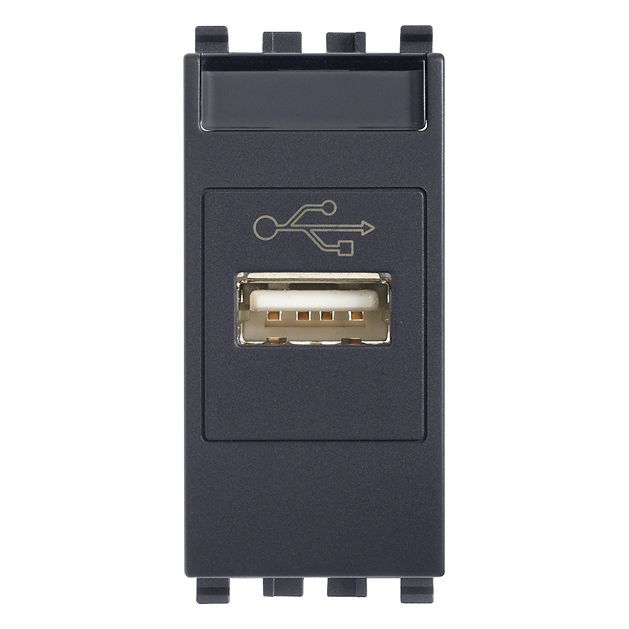 Vimar Eikon USB Socket Outlet, 1 Module, Screw Terminals, IP20 — Quality Boat Parts