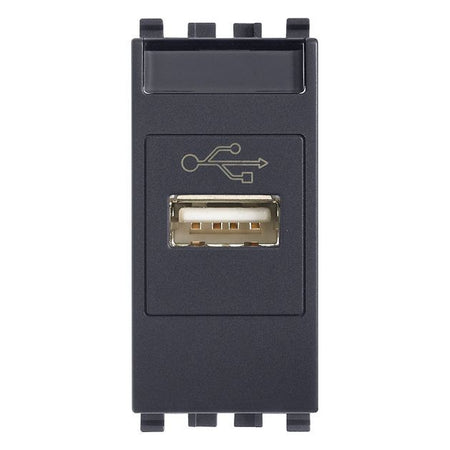 Vimar Eikon USB Socket Outlet, 1 Module, Screw Terminals, IP20 — Quality Boat Parts