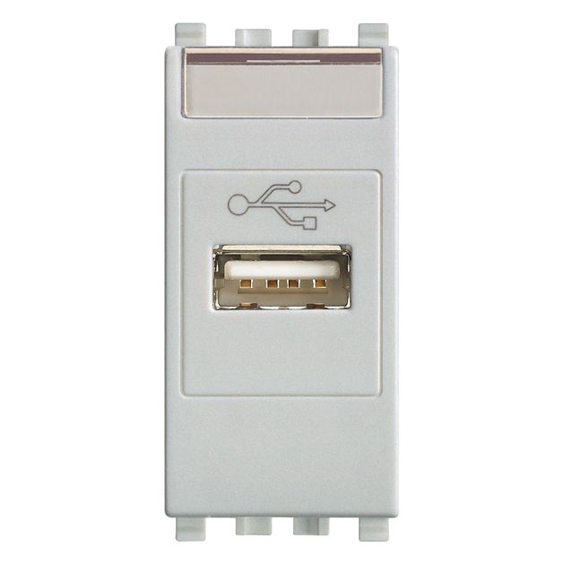 Vimar Eikon USB Socket Outlet, 1 Module, Screw Terminals, IP20 — Quality Boat Parts