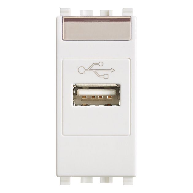 Vimar Eikon USB Socket Outlet, 1 Module, Screw Terminals, IP20 — Quality Boat Parts
