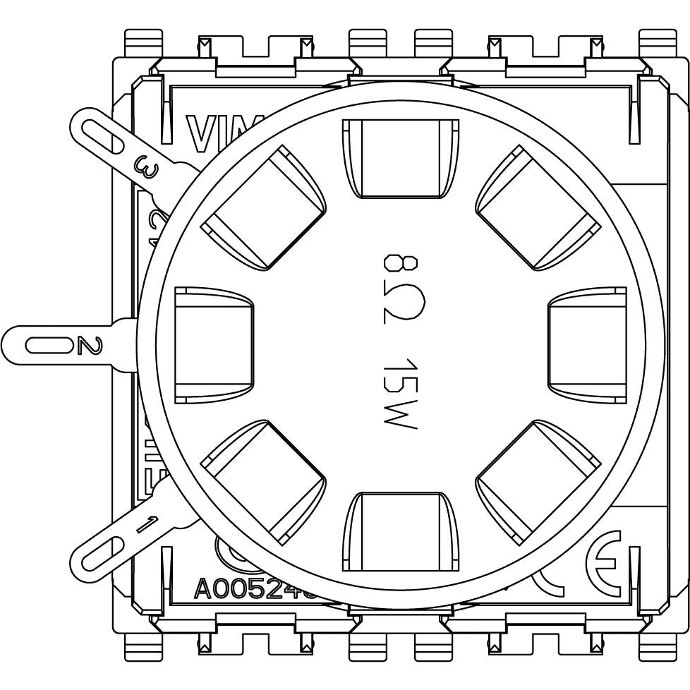 Vimar Eikon Speaker Volume Control, 8 Ohm, 15 W, 2 Modules — Quality Boat Parts