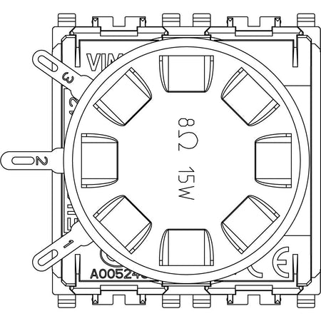 Vimar Eikon Speaker Volume Control, 8 Ohm, 15 W, 2 Modules — Quality Boat Parts