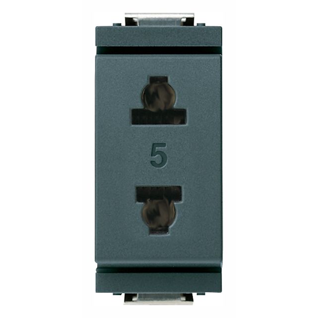 Vimar - Idea 17044 USA+EU Socket Outlet - 2P 15 A 250 V, IP20, Plastic — Quality Boat Parts