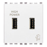 Vimar Eikon 2-Port USB Supply Unit, 5V, 2 Modules, Flush-Mounted — Quality Boat Parts