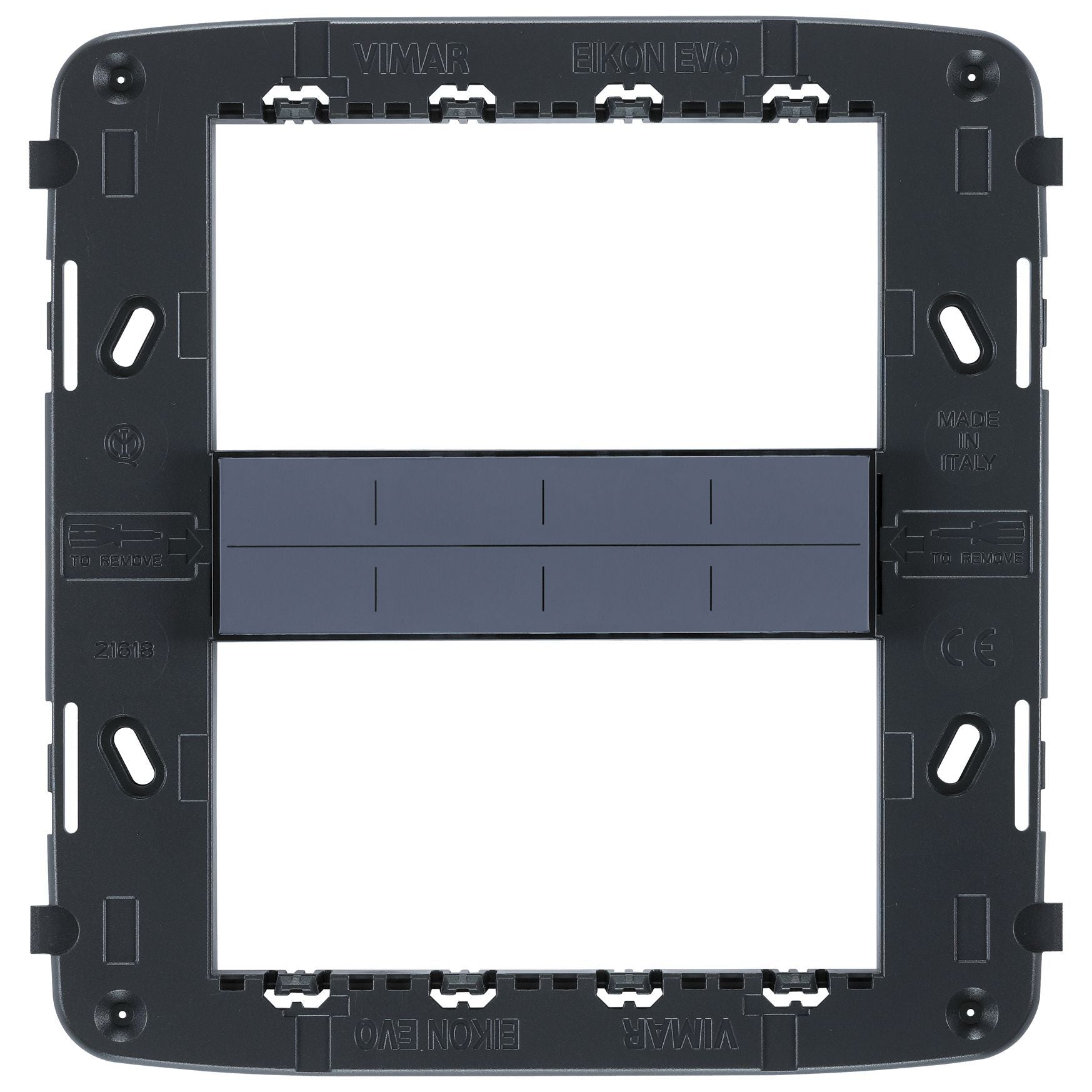Vimar Eikon Mounting Frame and Protection Cover, 8 (4+4)-Module — Quality Boat Parts