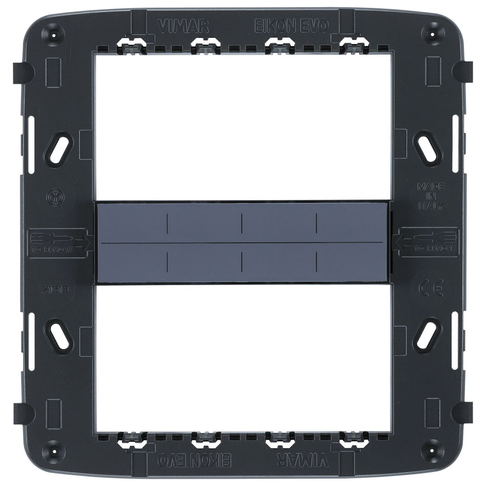 Vimar Eikon Mounting Frame and Protection Cover, 8 (4+4)-Module — Quality Boat Parts