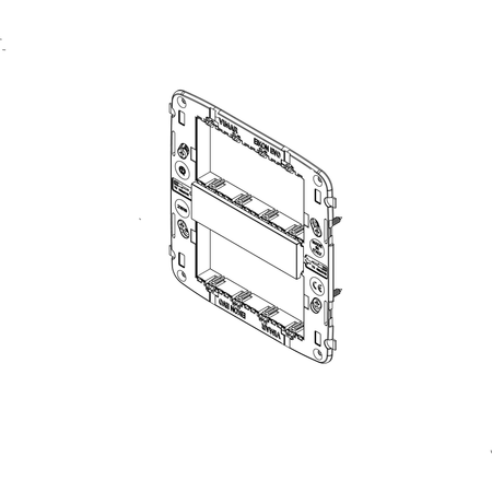 Vimar Eikon Mounting Frame and Protection Cover, 8 (4+4)-Module — Quality Boat Parts