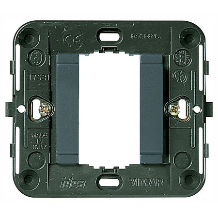 Vimar Idea 1-Module Mounting Frame, Smooth Front, Claws, 60 mm Round Box — Quality Boat Parts