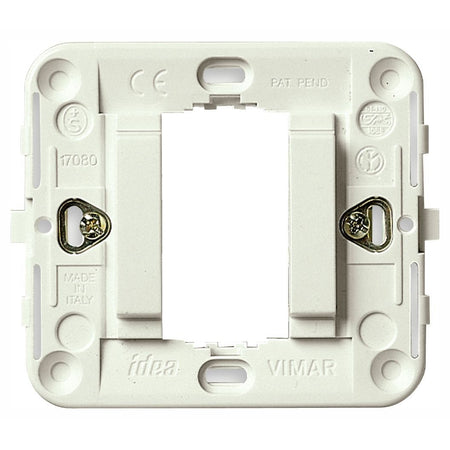 Vimar Idea 1-Module Mounting Frame, Smooth Front, Claws, 60 mm Round Box — Quality Boat Parts
