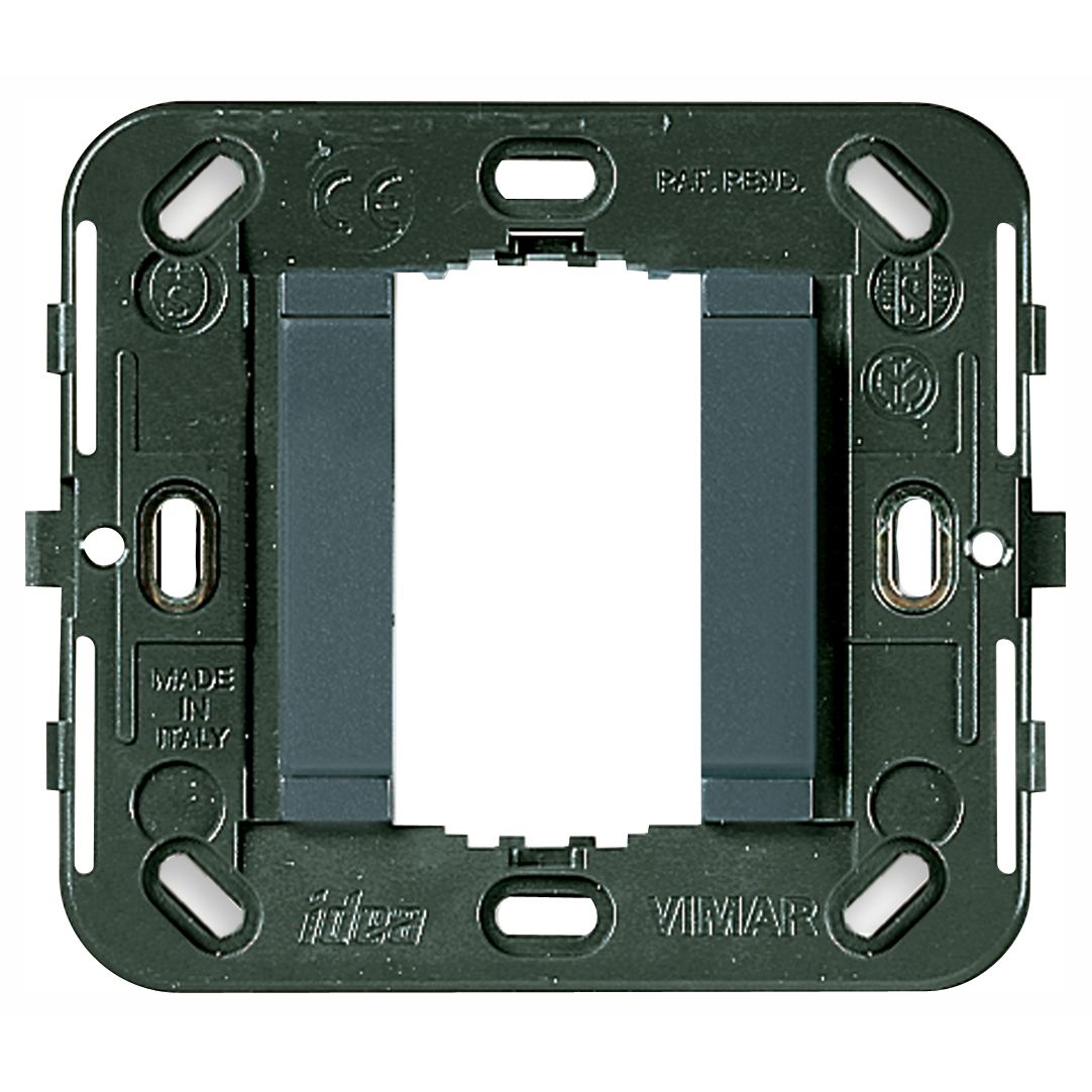 Vimar Idea 17086 1-Module Mounting Frame, For 60 mm or 56x56 mm Flush Boxes, For 09971 Surface Boxes, Smooth Front, Without Screws, Thermoplastic — Quality Boat Parts