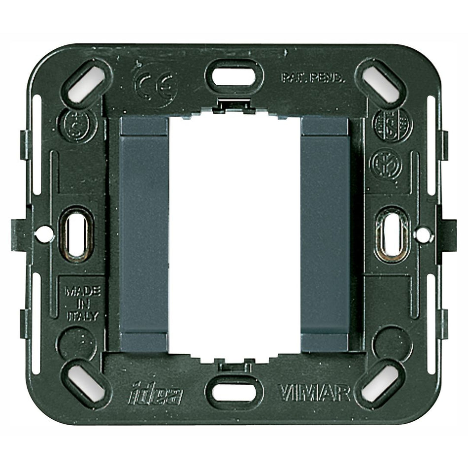 Vimar Idea 17086 1-Module Mounting Frame, For 60 mm or 56x56 mm Flush Boxes, For 09971 Surface Boxes, Smooth Front, Without Screws, Thermoplastic — Quality Boat Parts
