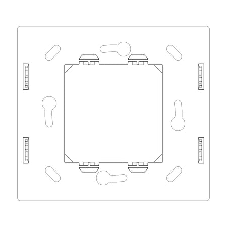 Vimar IDEA RF Device Mounting Frame, 2-Module, For Ocean/Bluetooth/ZigBee Radio Controls — Quality Boat Parts