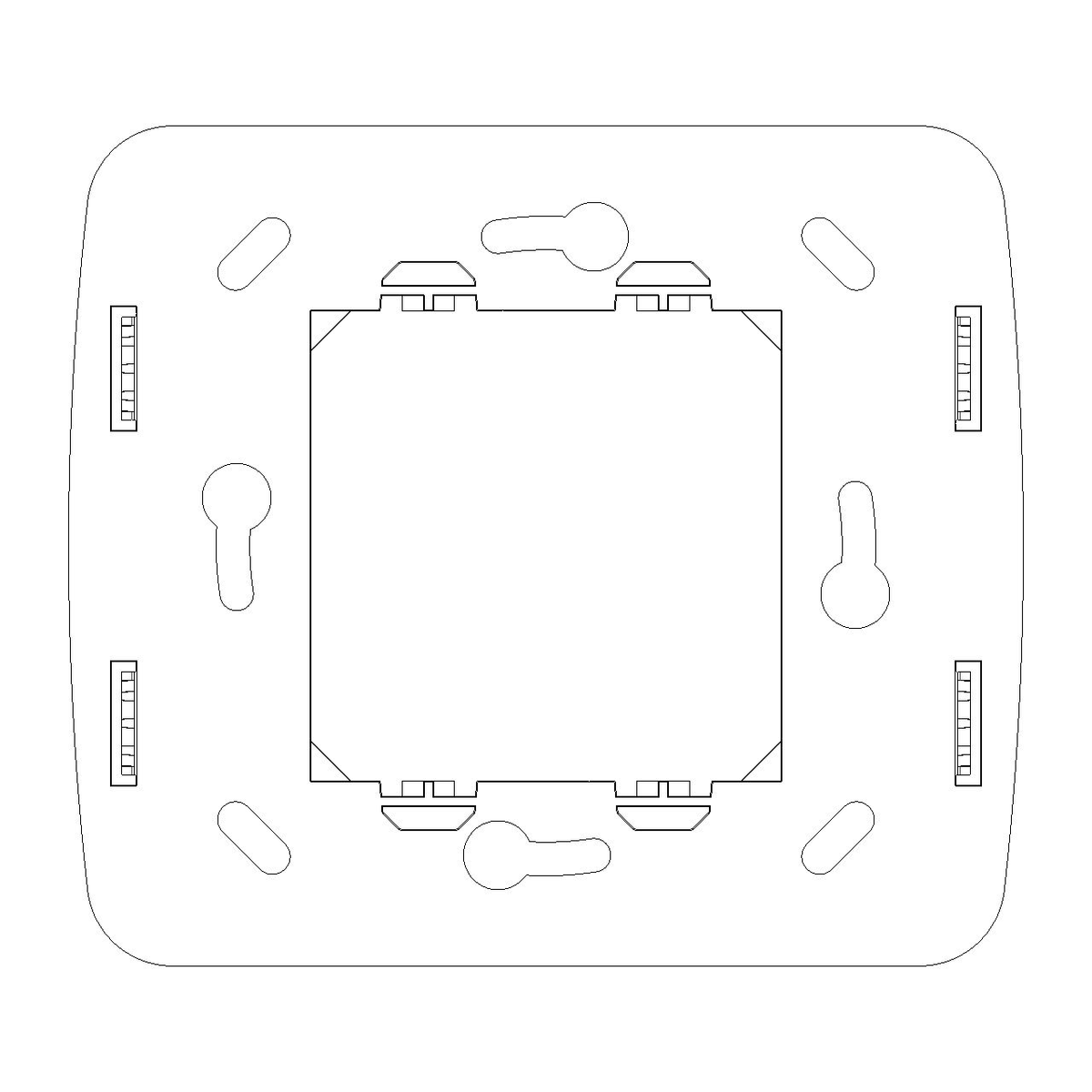 Vimar IDEA RF Device Mounting Frame, 2-Module, For Ocean/Bluetooth/ZigBee Radio Controls — Quality Boat Parts