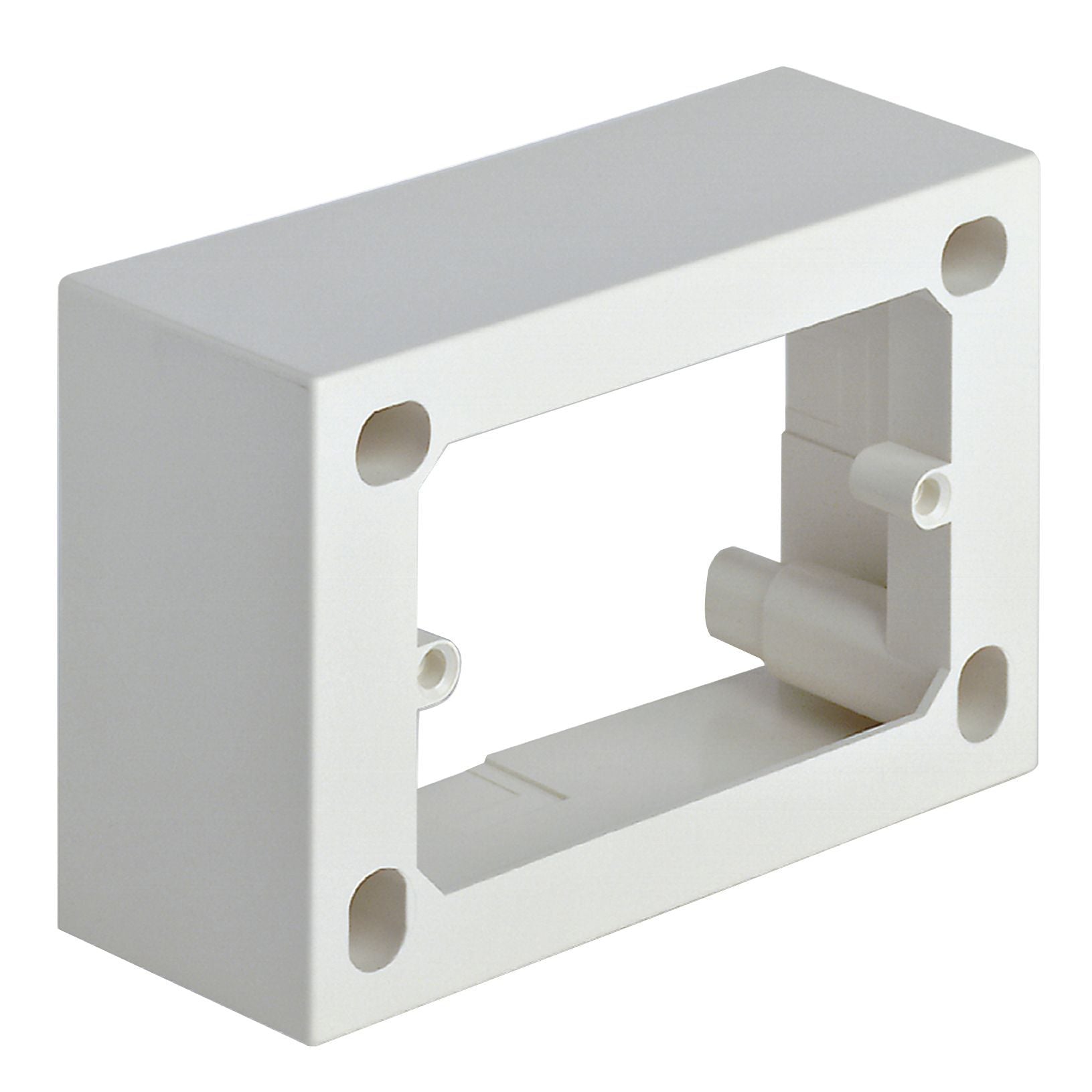 Vimar 09975 Surface Mounting Box, For Eikon/Idea/Plana, 3-Module, 43.5 mm Depth, IP20, Halogen-Free Plastic, 20/25 mm Conduit Inlets, 4 Inlets — Quality Boat Parts
