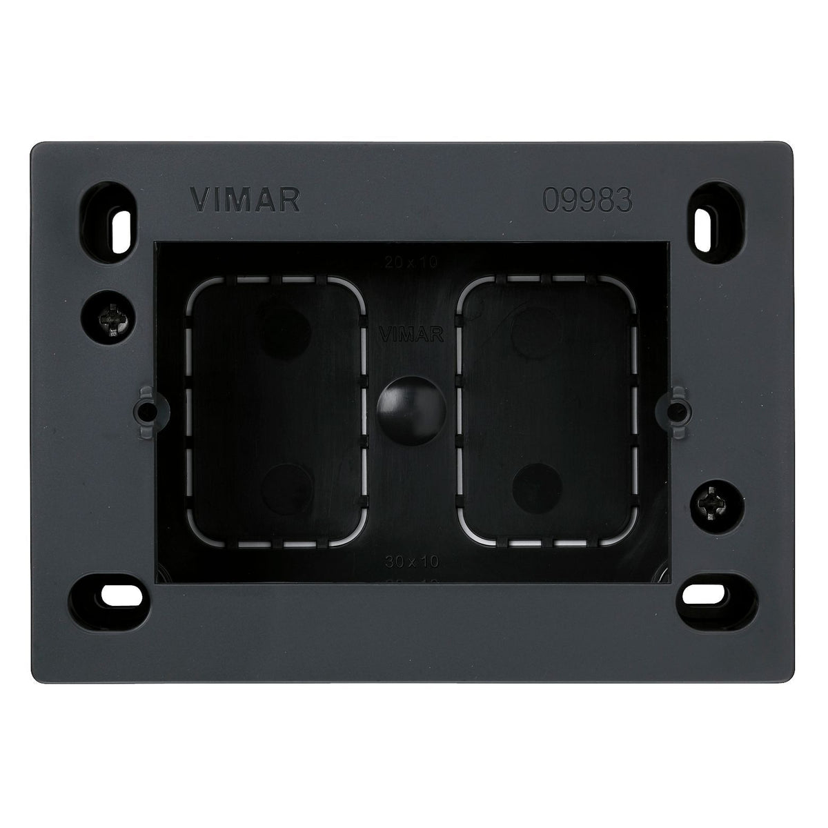 Vimar Surface Mounting Box, 3-Module, For Eikon/Idea/Plana, 35/45 mm Depth, IP20 — Quality Boat Parts