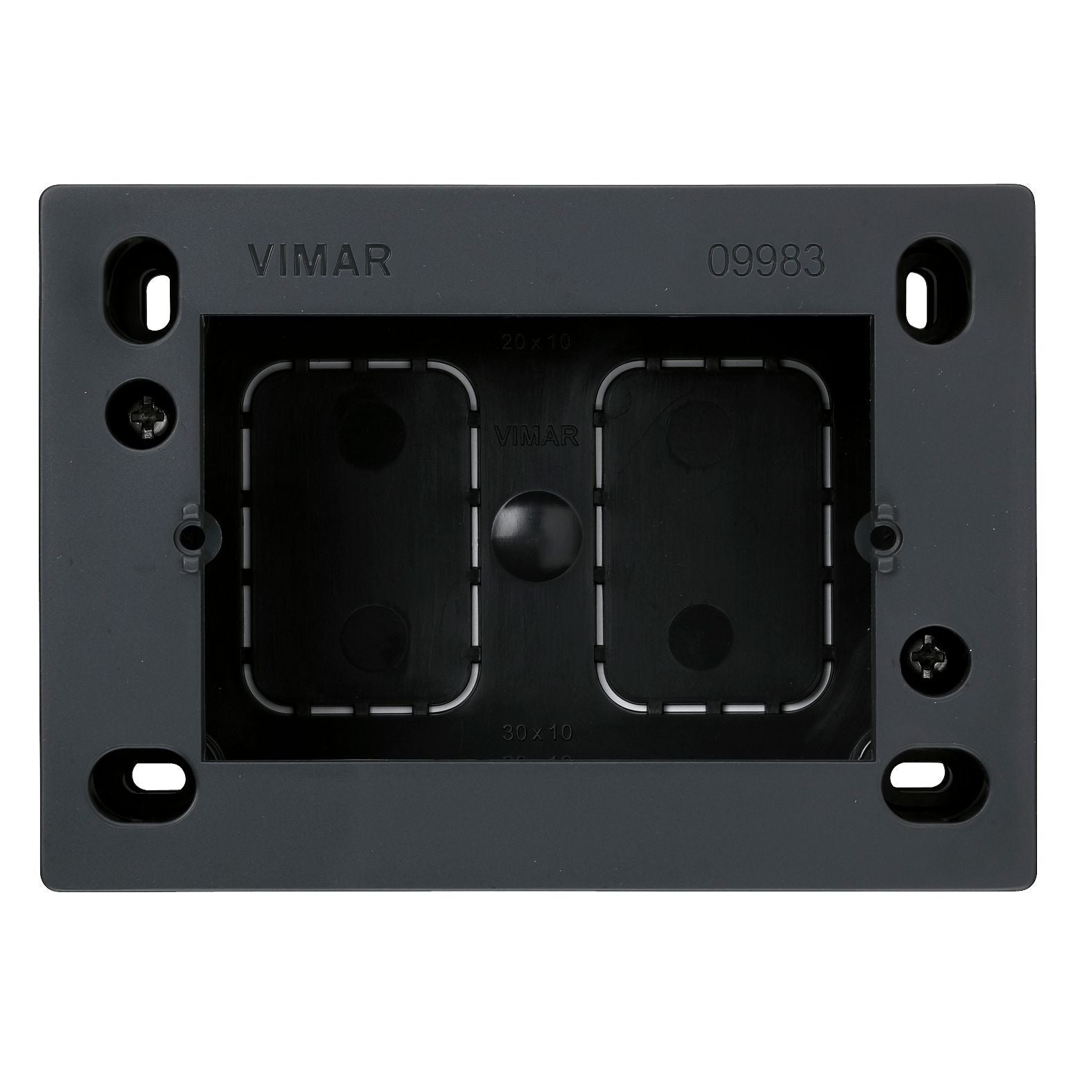Vimar Surface Mounting Box, 3-Module, For Eikon/Idea/Plana, 35/45 mm Depth, IP20 — Quality Boat Parts