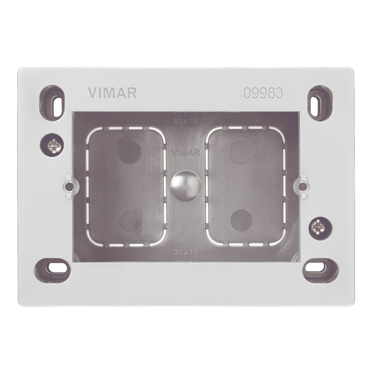 Vimar Surface Mounting Box, 3-Module, For Eikon/Idea/Plana, 35/45 mm Depth, IP20 — Quality Boat Parts