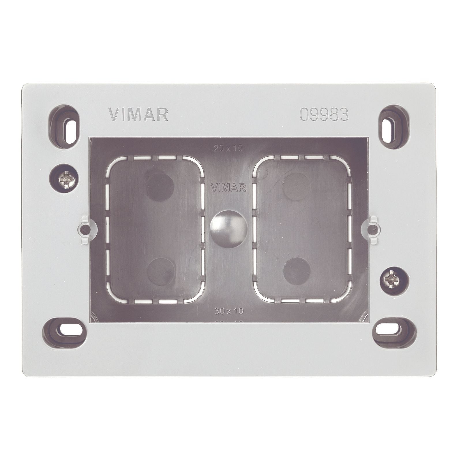 Vimar Surface Mounting Box, 3-Module, For Eikon/Idea/Plana, 35/45 mm Depth, IP20 — Quality Boat Parts
