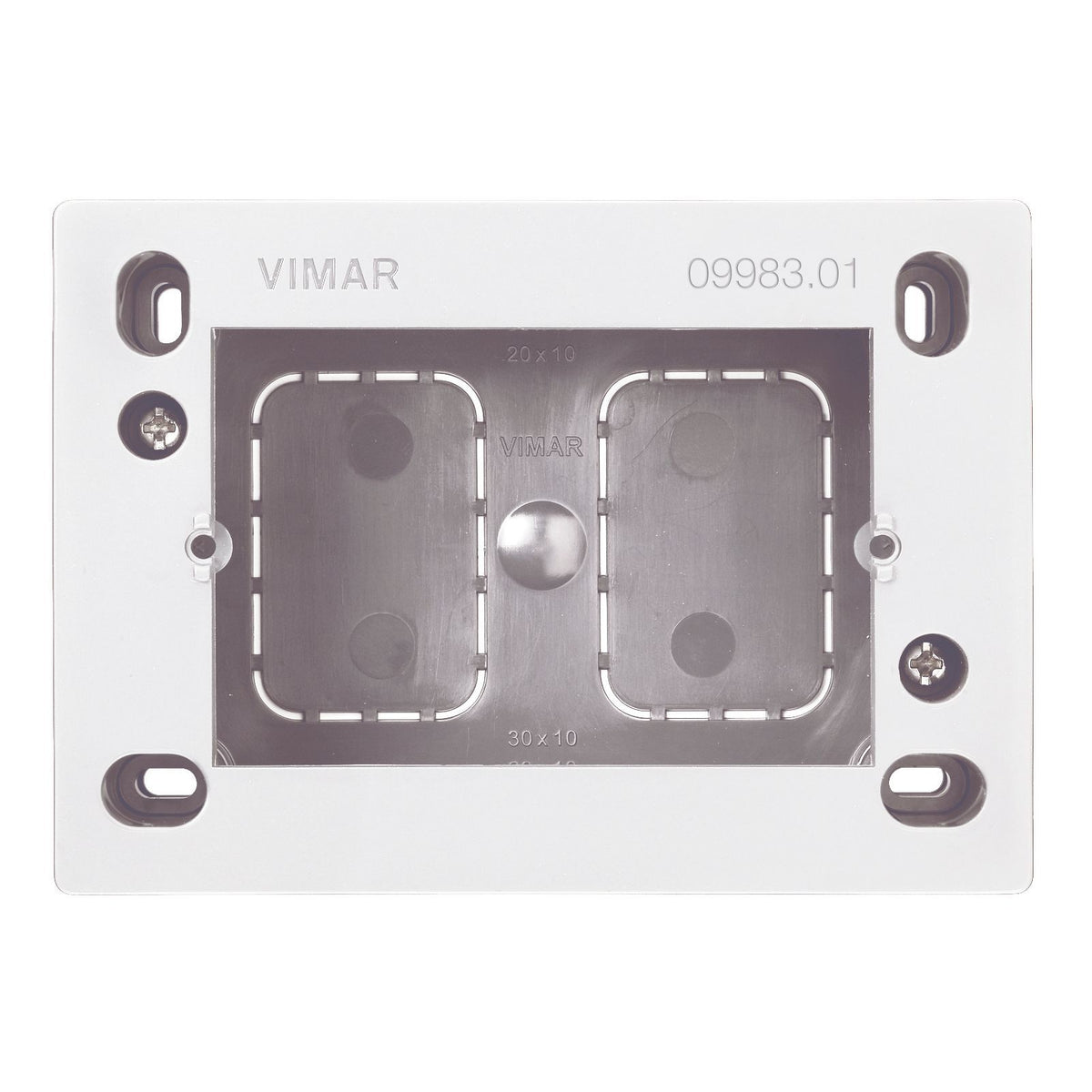 Vimar Surface Mounting Box, 3-Module, For Eikon/Idea/Plana, 35/45 mm Depth, IP20 — Quality Boat Parts
